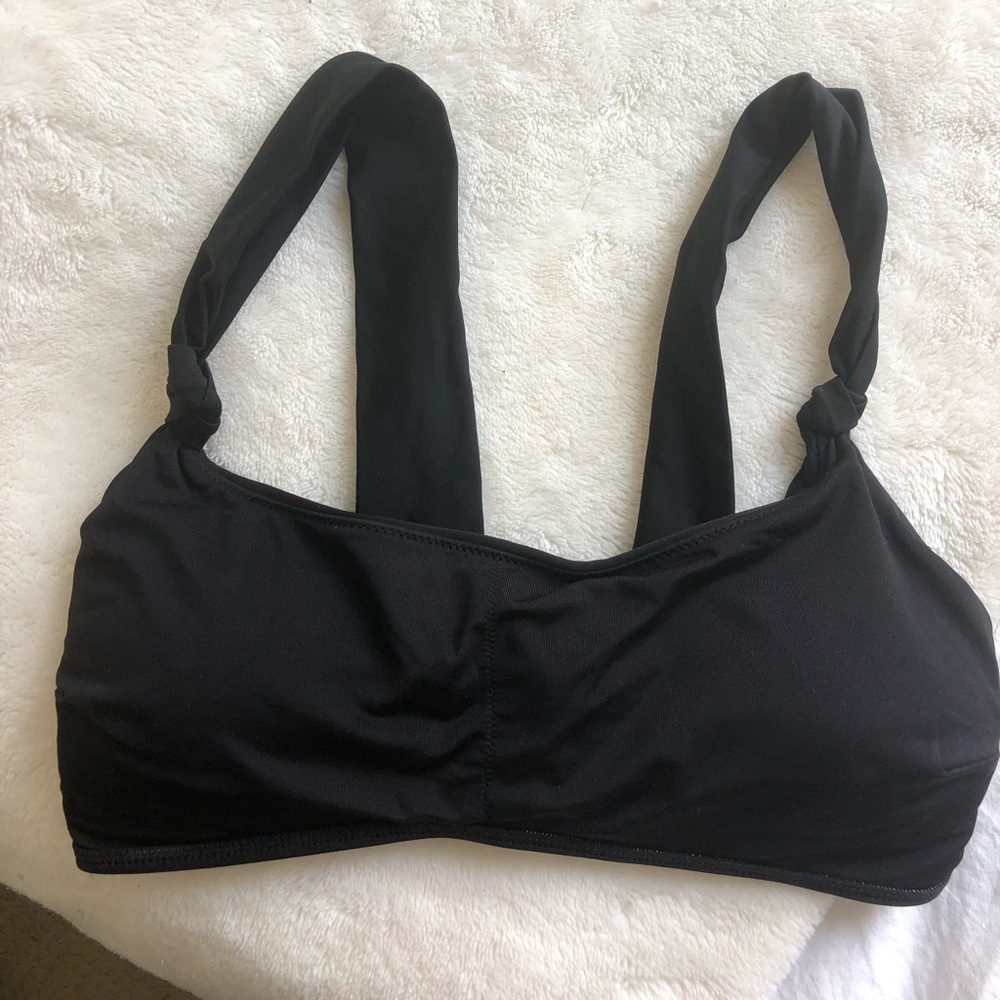Black aerie bikini top